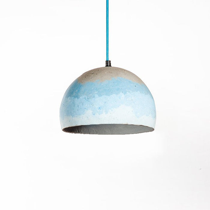 Illuminate Pendant Lamp (Blue Gradation) (Small) Oorjaa