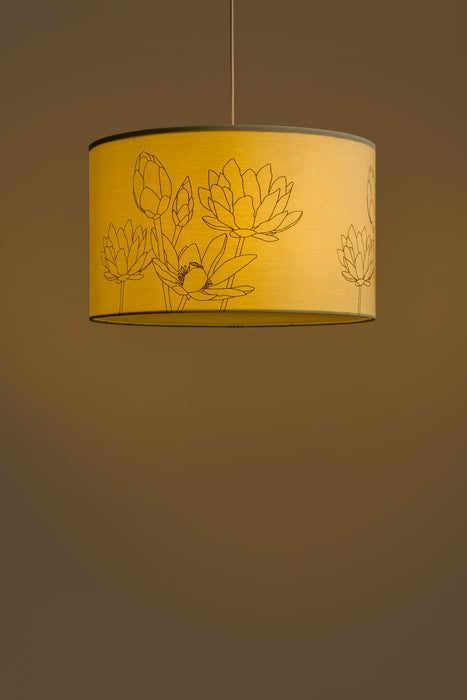 Lotus Drum Pendant Lamp