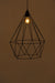 Diamond Wire Pendant Lamp (Black) MICP