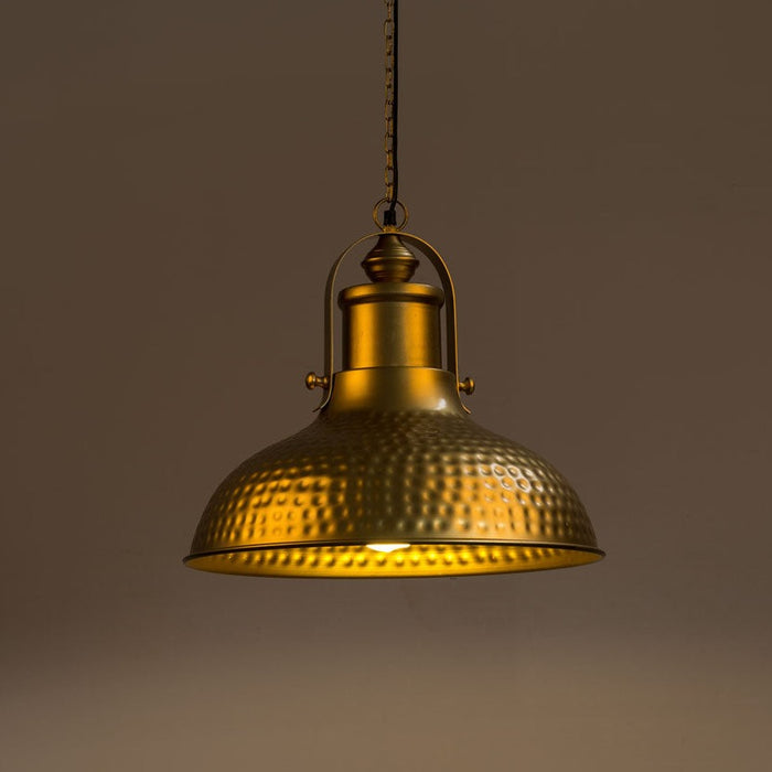 Polka Dot Pendant Lamp (Brass)