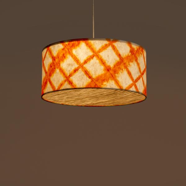 Drum Shibori Diamond Pendant Lamp Oorjaa