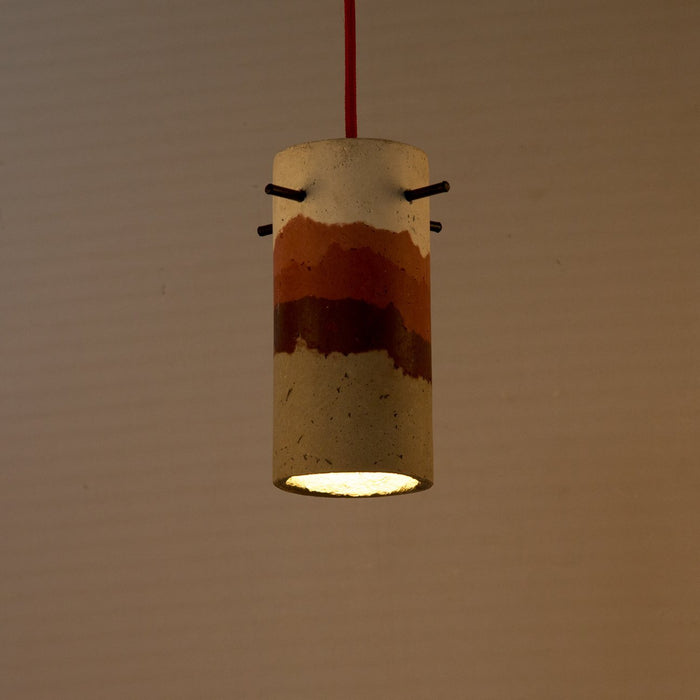 Aura Pendant Lamp (Red Gradation) Oorjaa