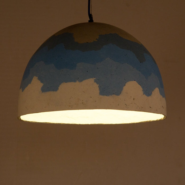 Illuminate Relic Pendant Lamp (Blue Gradation) (Big) Oorjaa