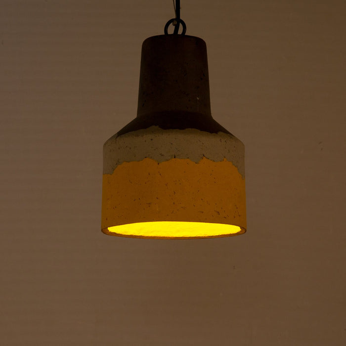 Gong Pendant Lamp (Mustard Gradation)