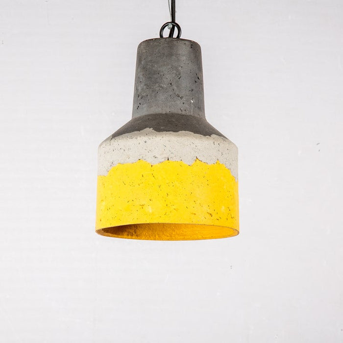 Gong Pendant Lamp (Mustard Gradation) Oorjaa