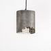 Canister Mesh Fusion Pendant Lamp (Black & Brass) Oorjaa