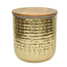 Celest Gold Metal Jar