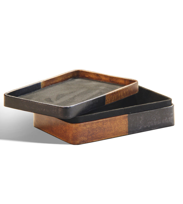 Portside Café: Leather box (with flush lid) KHPC