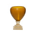 Glass Vase Amber Wine