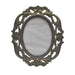 Carved Oval Photo Frame-Black Gold KVHC