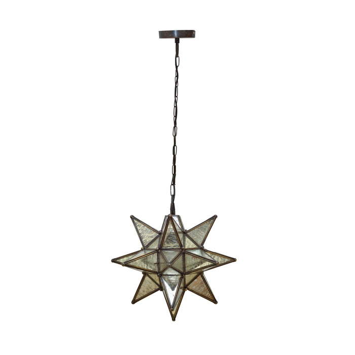 Sitara Star Glass Pendant Lamp