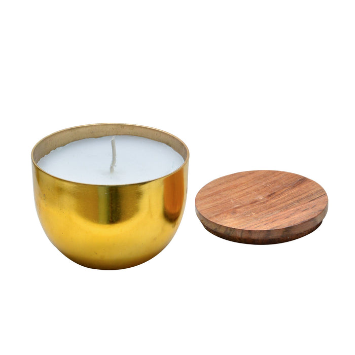 Alina Metal Container Candle