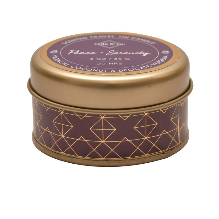 Travel tin-Coconut Candle PALC