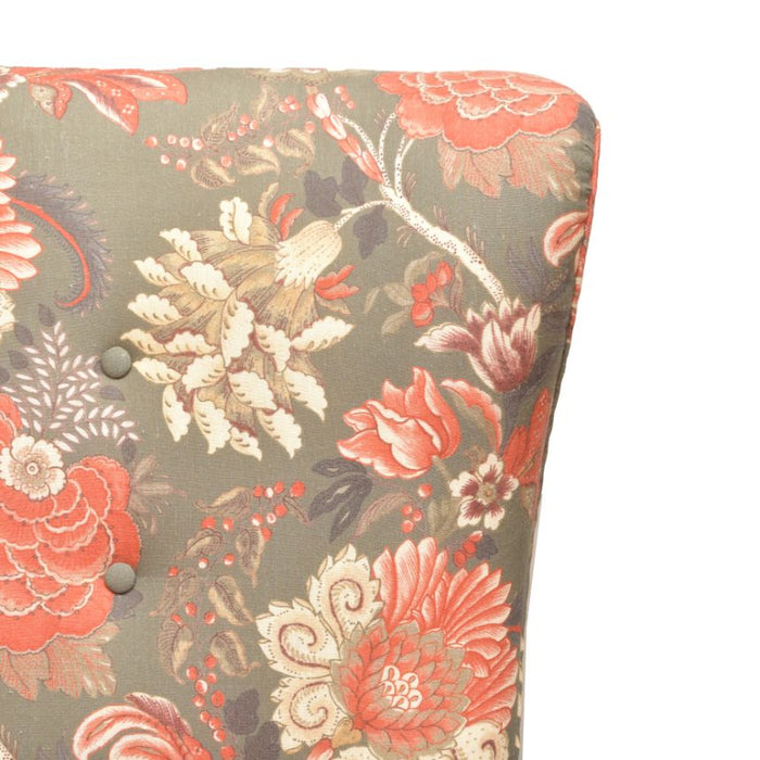 Arthur Floral Sofa With Footstool PNKC