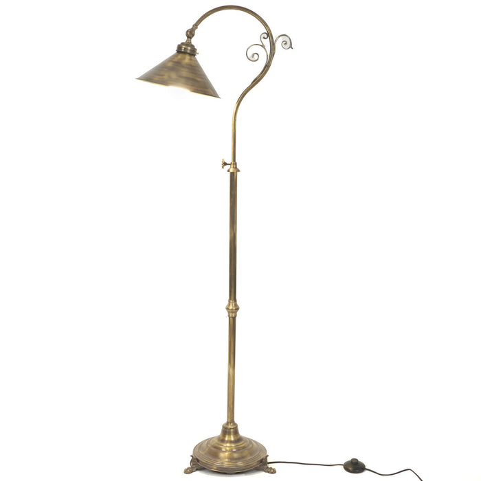 Floor Lamp With Brass Shade RALP