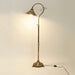Floor Lamp With Brass Shade