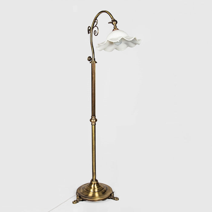 Floor Lamp With Flower Shade