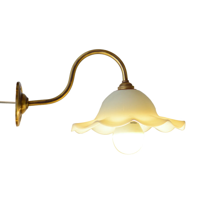 Wall Lamp With Flower Shade RENP