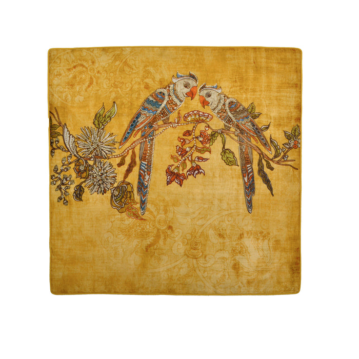 Aria Parrot Cushion Cover- Yellow SAPC