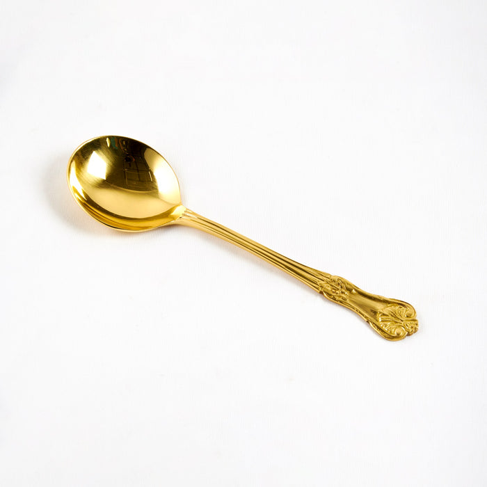 Rose Soup Spoon (Brass)