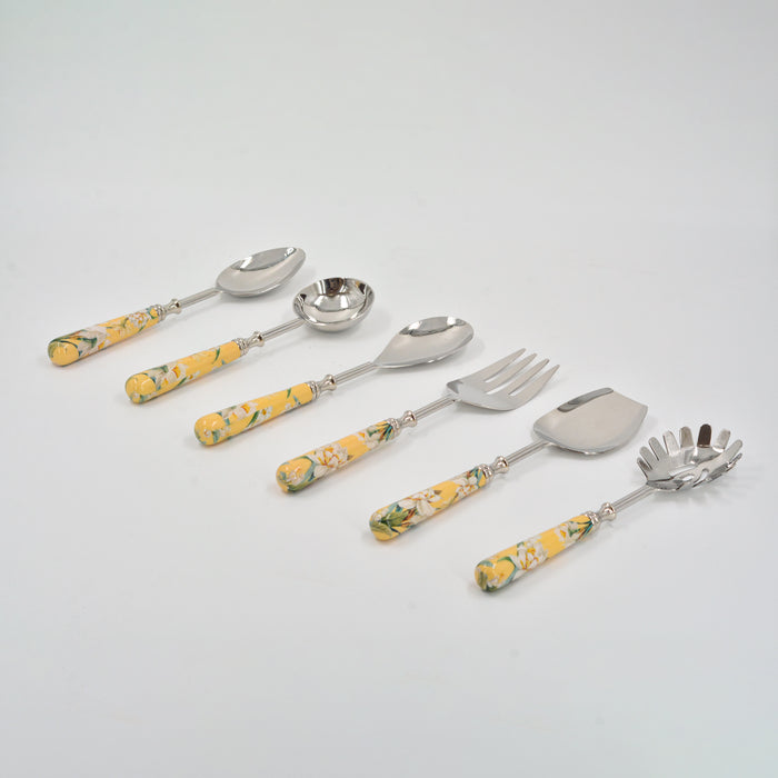Serving Spoons - Lisbon Lemon ( Set of 6 )