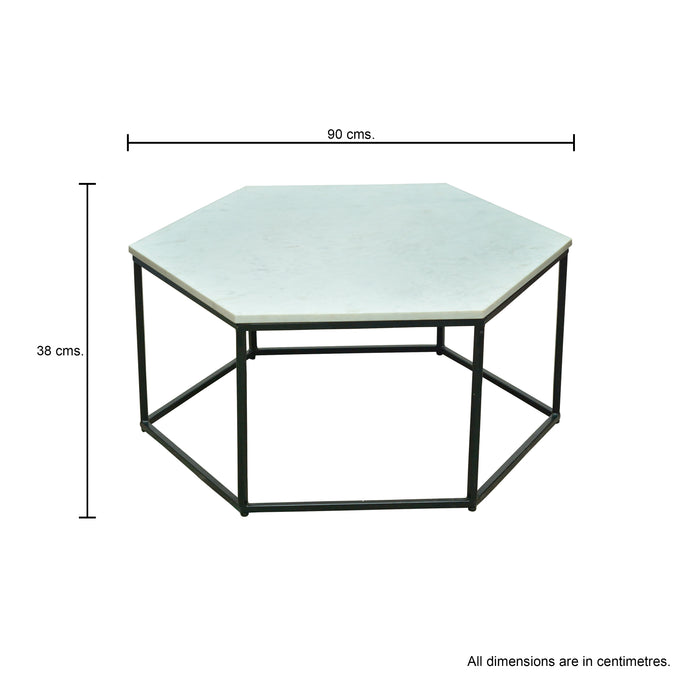 Lucite hexagonal Coffee Table SNEP