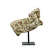 Primitive Horse Head with Iron Stand