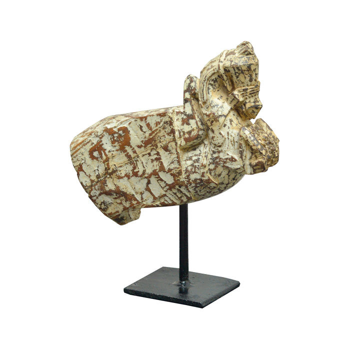 Primitive Horse Head with Iron Stand SNEP