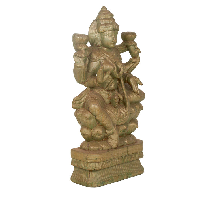 Wooden Mahalakshmi Sculpture THCP