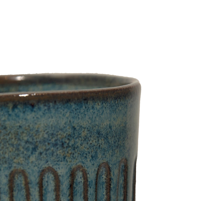 Saagar Chai Glass - Deep Sea Blue THMC