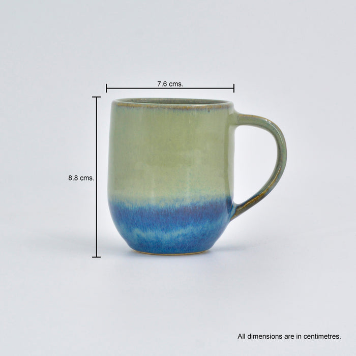 Green Blue Coffee Mug