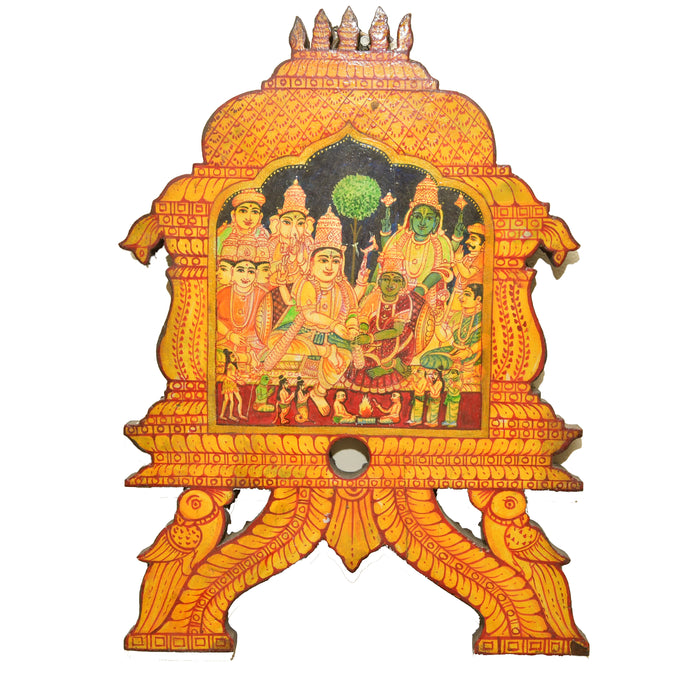 Meenakshi Thirukalyanam Kavadi Teak Frame