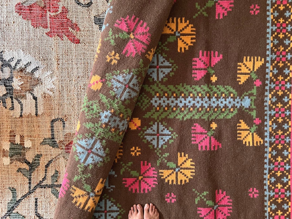 Tree of Life Multicolor Wool Rug