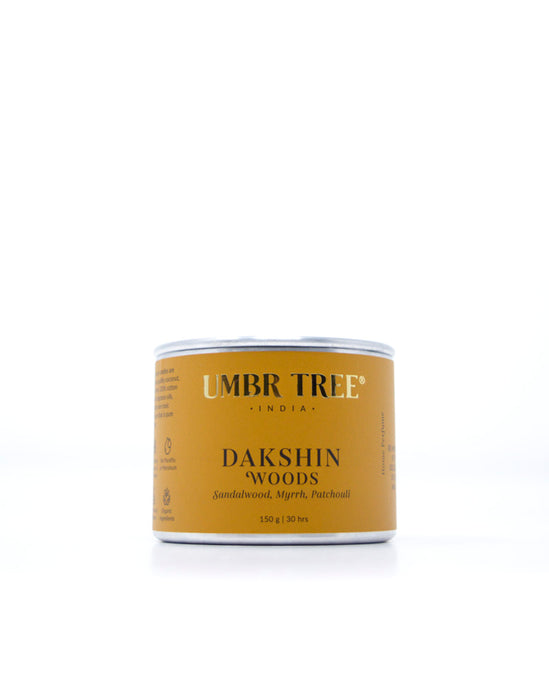 Dakshin Woods Fragrance Candle - Traveller Tin UTRC