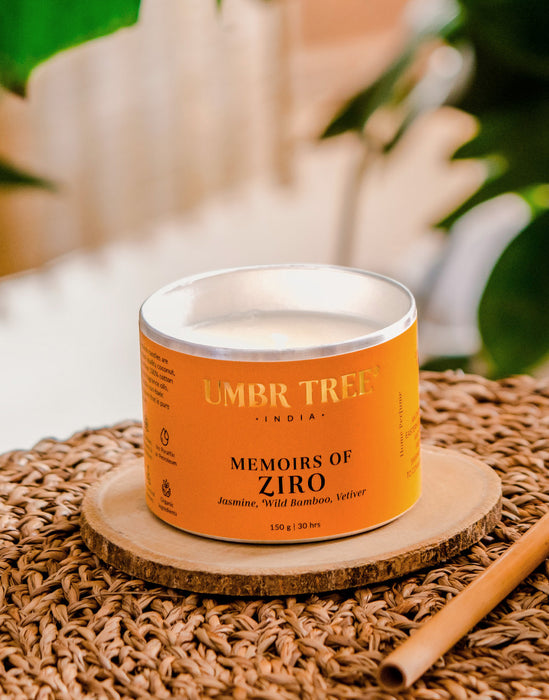 Memoirs of Ziro Fragrance Candle - Traveller Tin