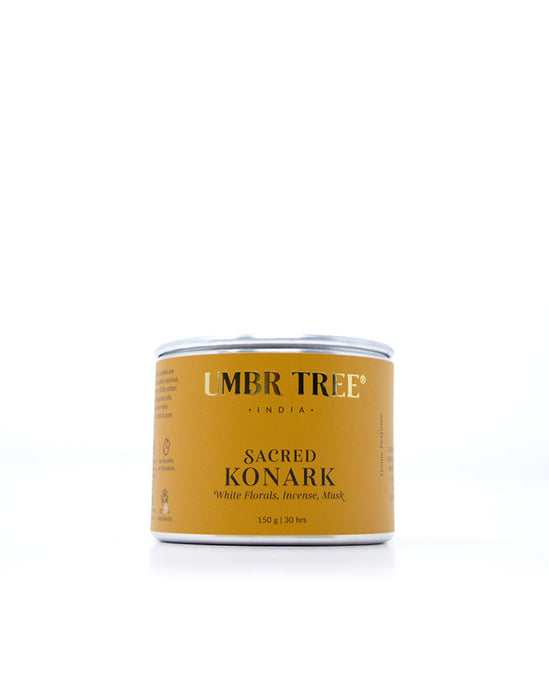 Sacred Konark Fragrance Candle - Traveller Tin UTRC
