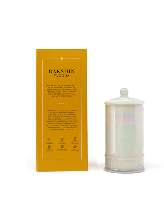 Dakshin Woods Fragrance Candle-Glass Jar (Large) UTRC