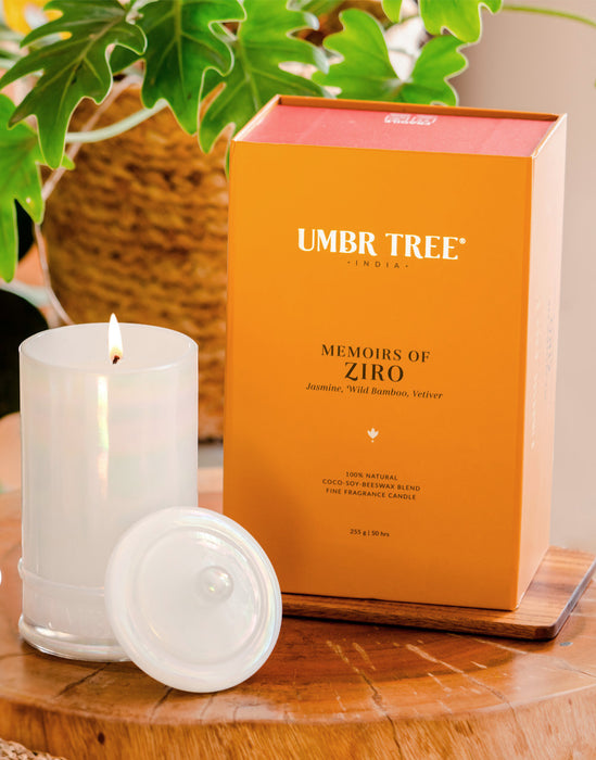 Memoirs of Ziro Fragrance Candle-Glass Jar (Large)