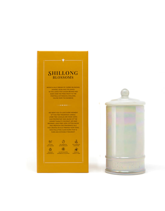 Shillong Blossoms Fragrance Candle- Glass Jar (Large) UTRC