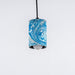 Azure Dappled Cask Pendant Lamp Oorjaa