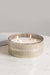 Ivory Gold Scented Candle Flat Bowl