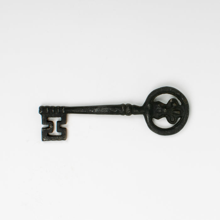 Black Cast Iron Key