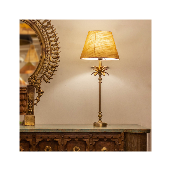 Palm Table Lamp with Alibert Shade